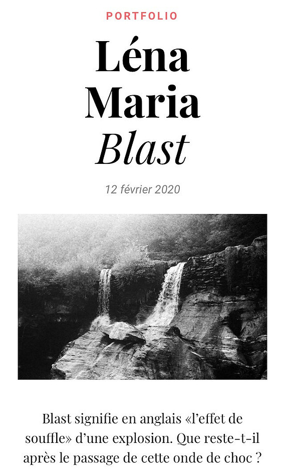 Léna Maria et la série Blast 