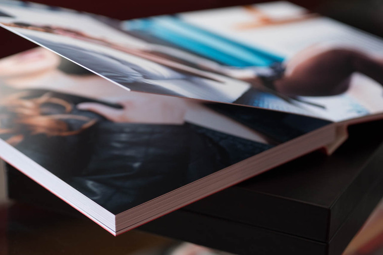 I offer Graphistudio albums where the quality is fantastic. This example shown here is a Young Album.