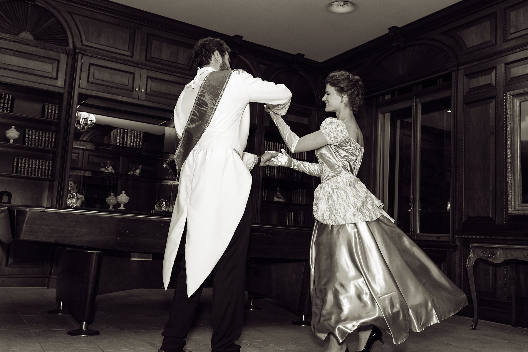 Black and white Engagement photos taken of a stunning couple who are madly in love and are not afraid to show it!