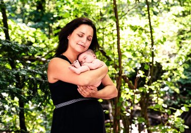 Diana était très contente avec les portraits de son nouveau-née et les photos prises des enfants ensemble.