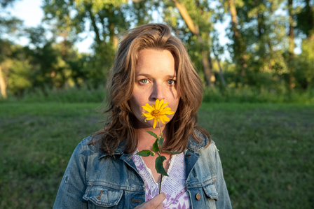 Portrait of Friend and Filmmaker Tess Girard. Winnipeg, Manitoba. July 2022