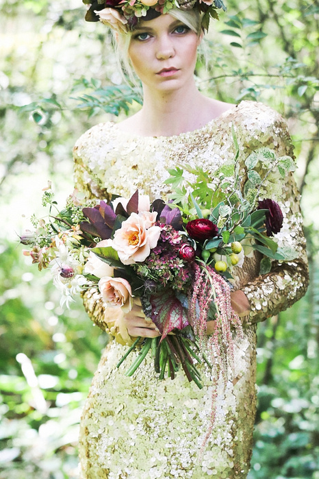 Gold Wedding Dress Makeup Artist Liv Lundelius
