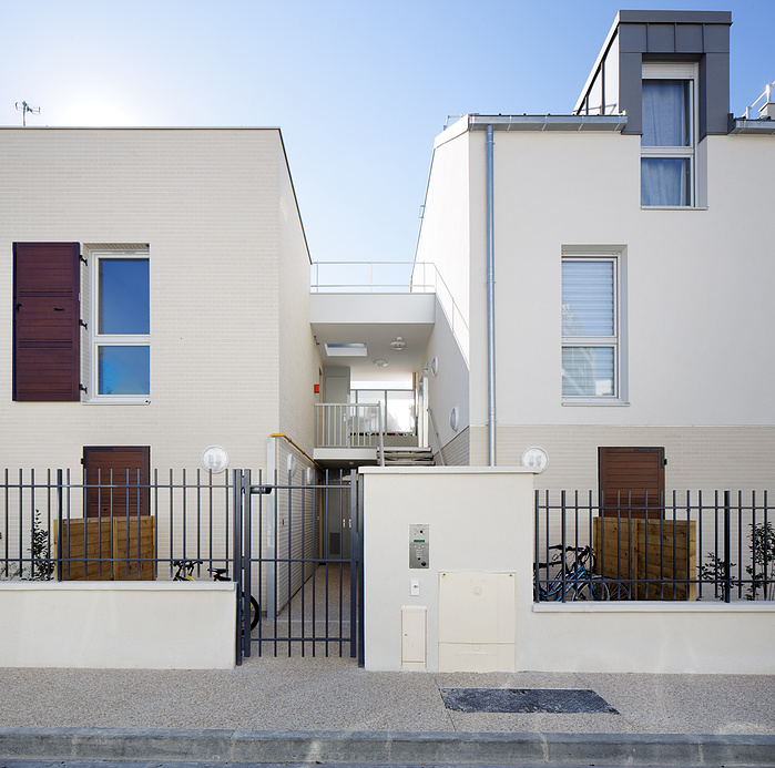 Reportage photo de logements "Central Park", avenue du Maréchal Foch, à Conflans St Honorine : Commande Altarea Cogedim, Maîtrise d'ouvrage : Sodearif / Poly Cités, Maître d'oeuvre : BDVA Architectes.