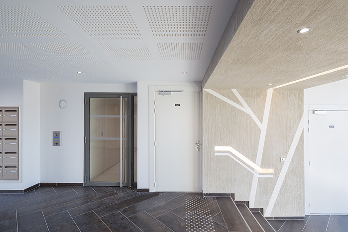 reportage photo architecture de logements "Coeur de Plaine", avenue Morel, à Saint Cyr L'Ecole.
Architecte : Haour Architectes
Maitrise d'Oeuvre Exécution : Axho, Axhium Ingenierie, Home Ingenierie et Axhoma
Maitrise d'Ouv