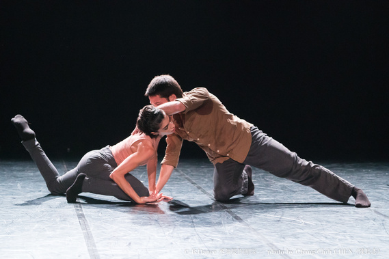 Then, Before, Now, Once more by Antonin Comestaz, dancer Carolina Mancuso