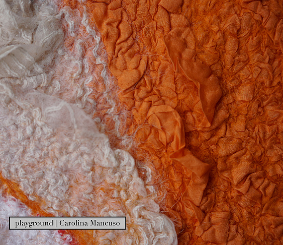 fabric manipulation felt technique