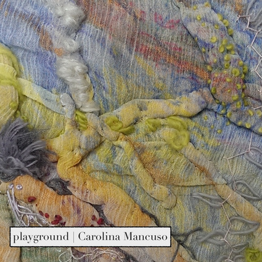 bordado con mix media carolina mancuso