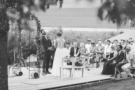 Cérémonie de mariage au moulin de Bayerel, Neuchâtel