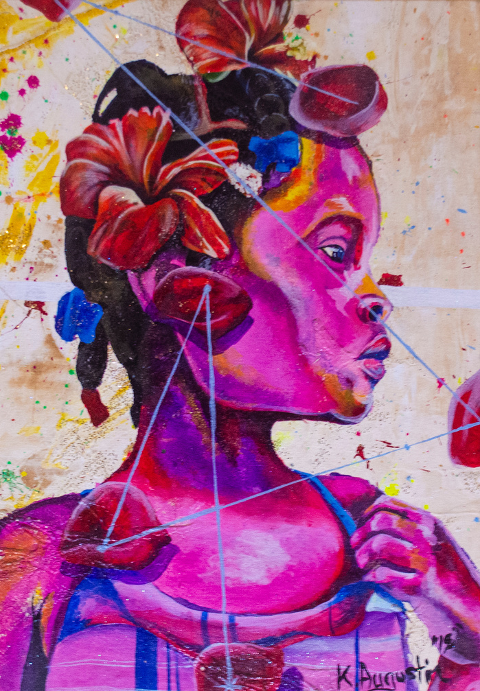 Kenel Augustin
Rosie
60.96cm x 55.88cm
Acrylic on Canvas
2018