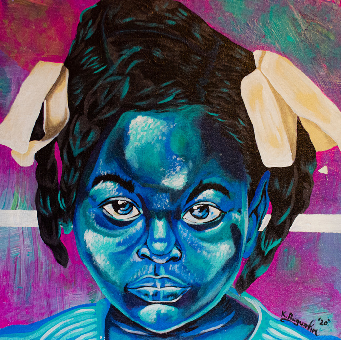 Kenel Augustin
Dahlia
Acrylic on canvas
45.72cm x 45.72cm
2019