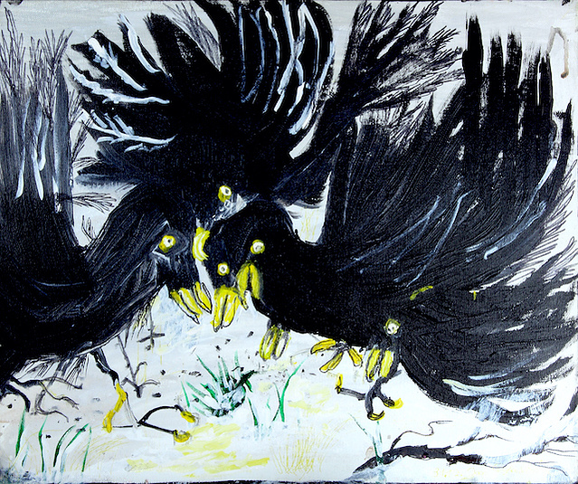 Zwei Vögel_Two Birds_2000©Matthias Reichelt