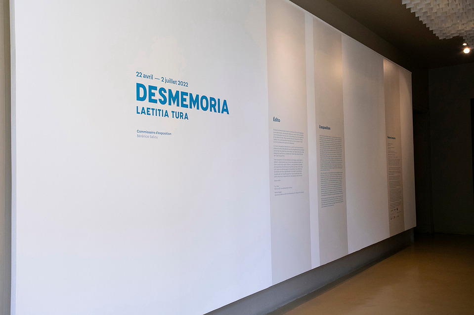 Desmemoria, Pavillon Carré de Baudouin, Paris, 2022
Laetitia Tura
Commissariat Bérénice Saliou
