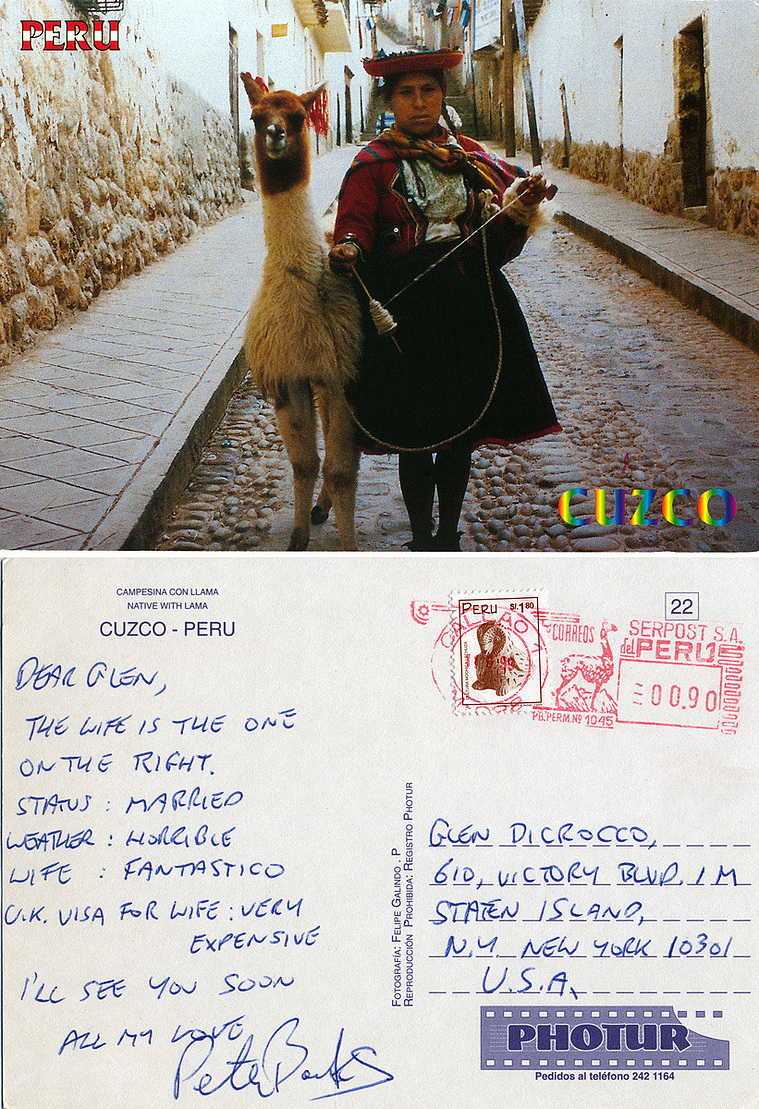 Pater Banks - postcard from Peru (2006)