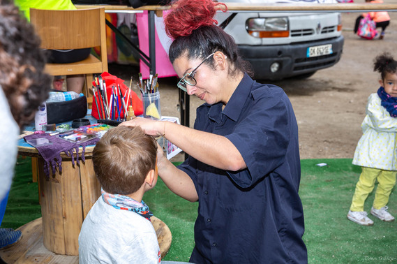Free Spirit au Love Run Festival 2019 maquillage enfants facepainting