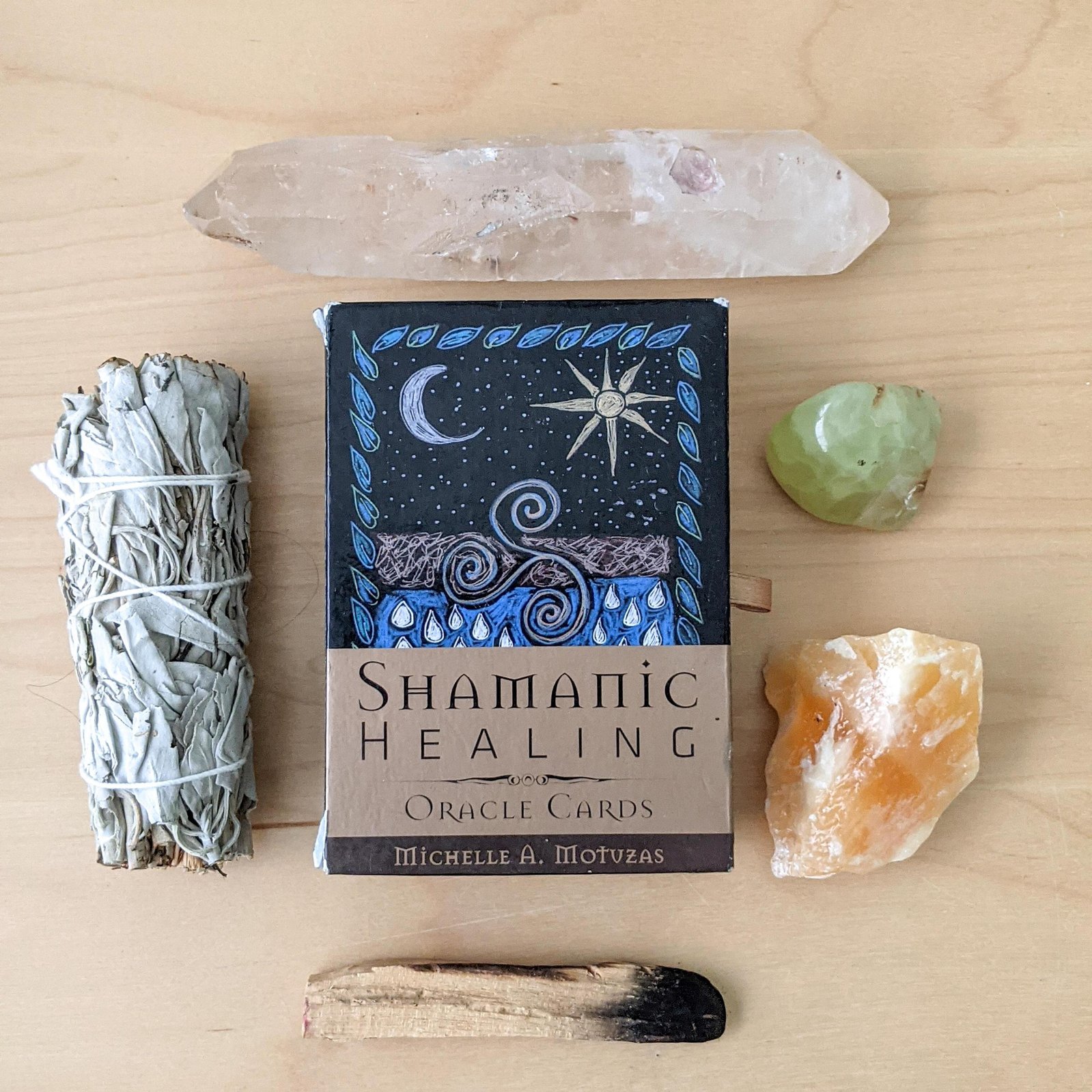 The Shamanic Healing Oracle Deck by Michelle Motuzas published by Schiffer Books