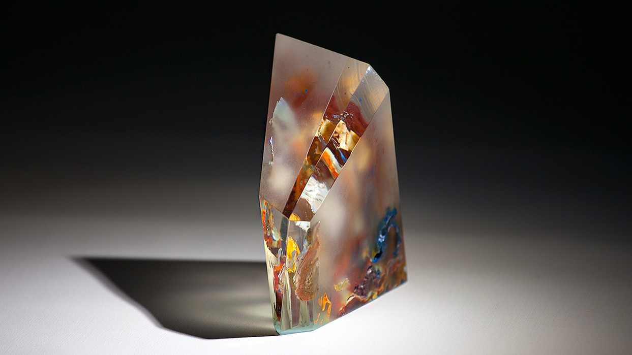 Courtlandt Swartz 2016 Art. Hand Cast Acrylic Glass