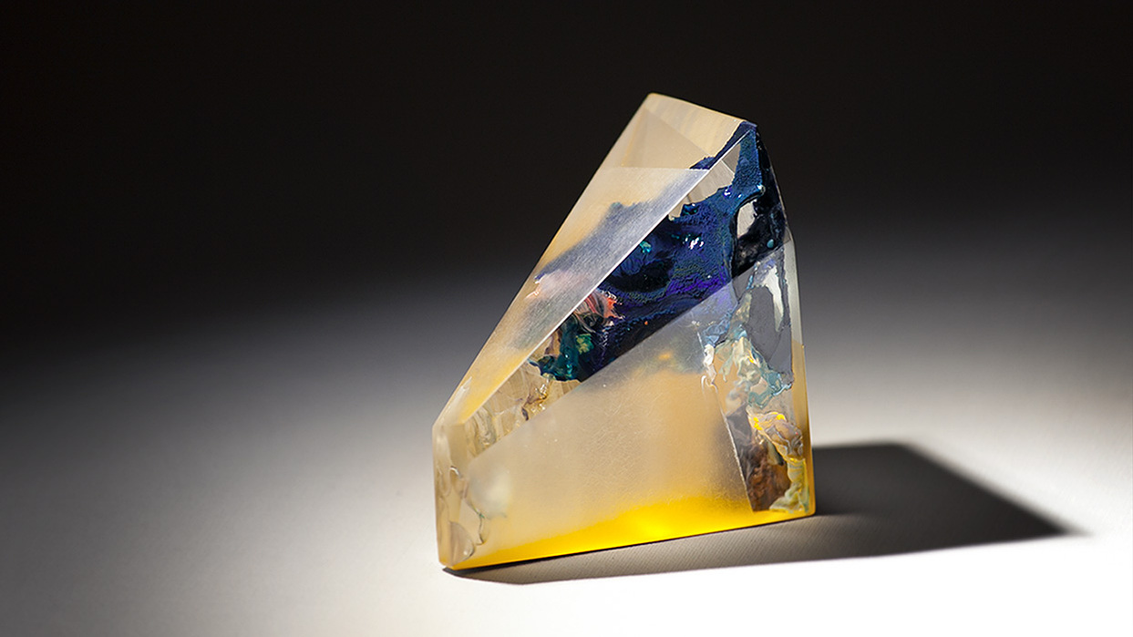 Courtlandt Swartz 2016 Art. Hand Cast Acrylic Glass