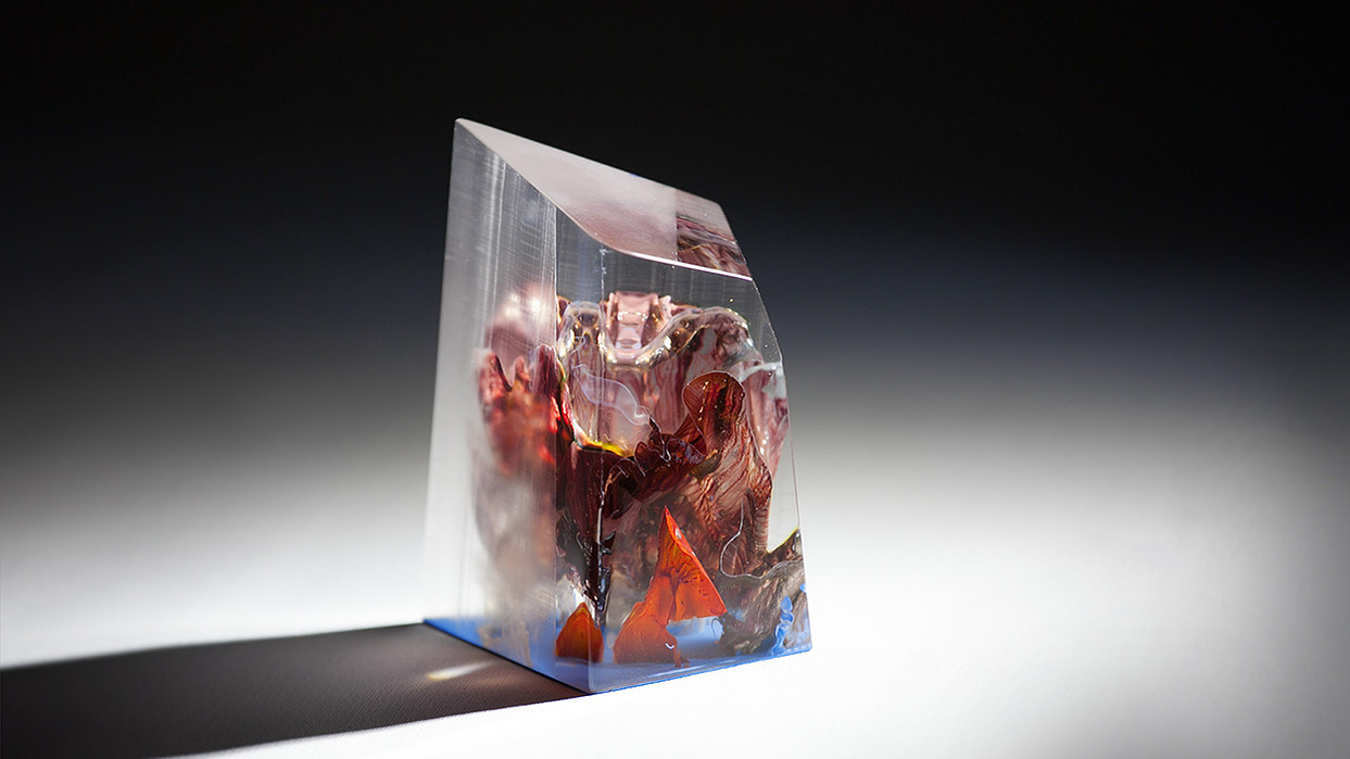 Courtlandt Swartz 2016 Art. Hand Cast Acrylic Glass