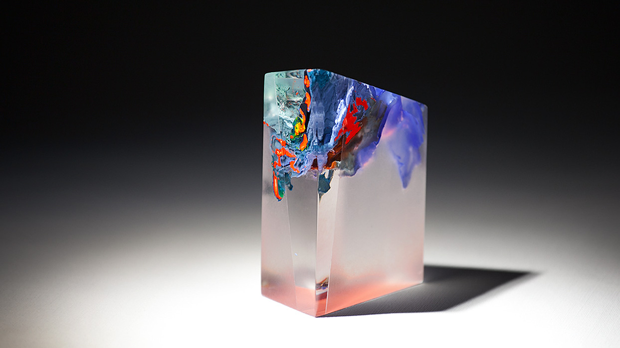 Courtlandt Swartz 2016 Art. Hand Cast Acrylic Glass