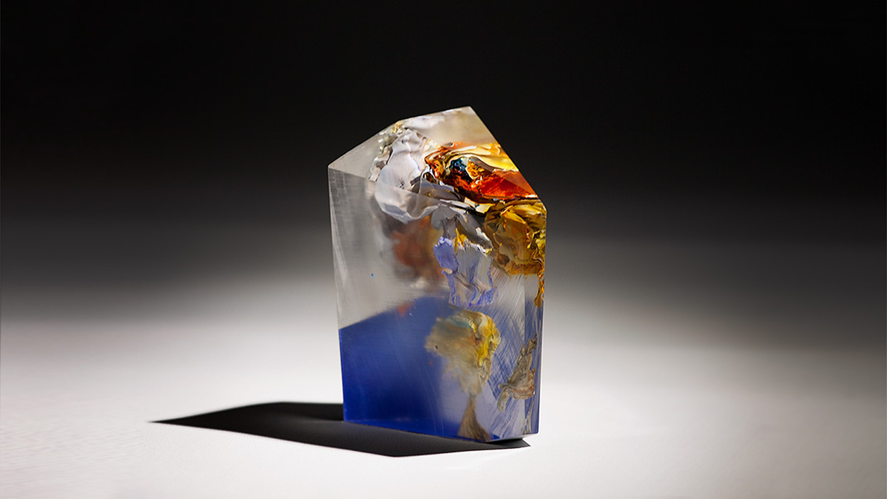 Courtlandt Swartz 2016 Art. Hand Cast Acrylic Glass