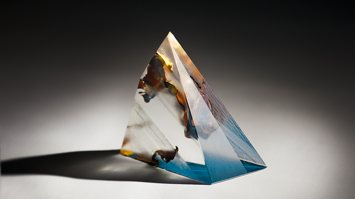 Courtlandt Swartz 2016 Art. Hand Cast Acrylic Glass