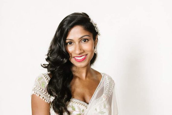 Modern Indian Bridal Makeup, Sri Lankan Bride, Natural Indian Wedding Makeup, Natural Indian Wedding Hair, Destination Bridal Hair