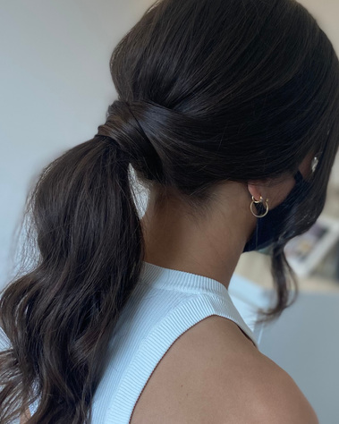 Bridal Ponytail, Brighton Wedding Hair, Brighton Bridal Hair, Sussex Bridal Hair, Lewes Wedding hair, London Wedding Hair