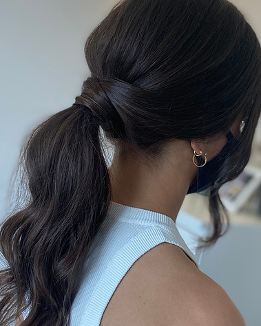 Bridal Ponytail, Brighton Wedding Hair, Brighton Bridal Hair, Sussex Bridal Hair, Lewes Wedding hair, London Wedding Hair