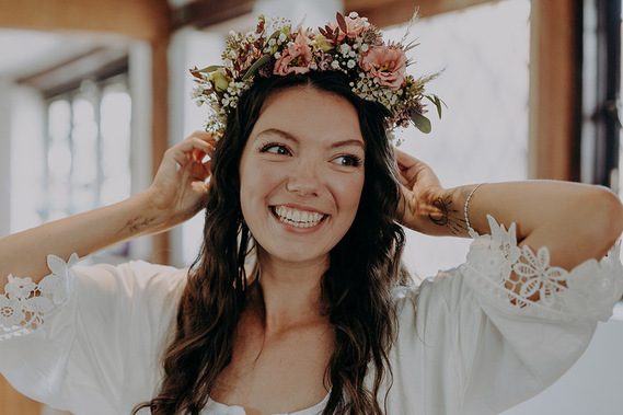 Lewes Wedding Makeup, Sussex Wedding Makeup, Sussex Bridal Makeup, Brighton Bridal Makeup, The Secret Barn wedding, Boho wedding hair Brighton, Boho wedding hair Sussex