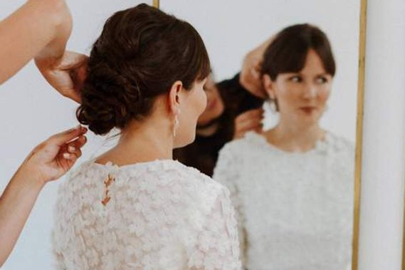 The Curries, Brighton wedding hair, Brighton wedding makeup, Modern London wedding hair, Modern London bridal hair,