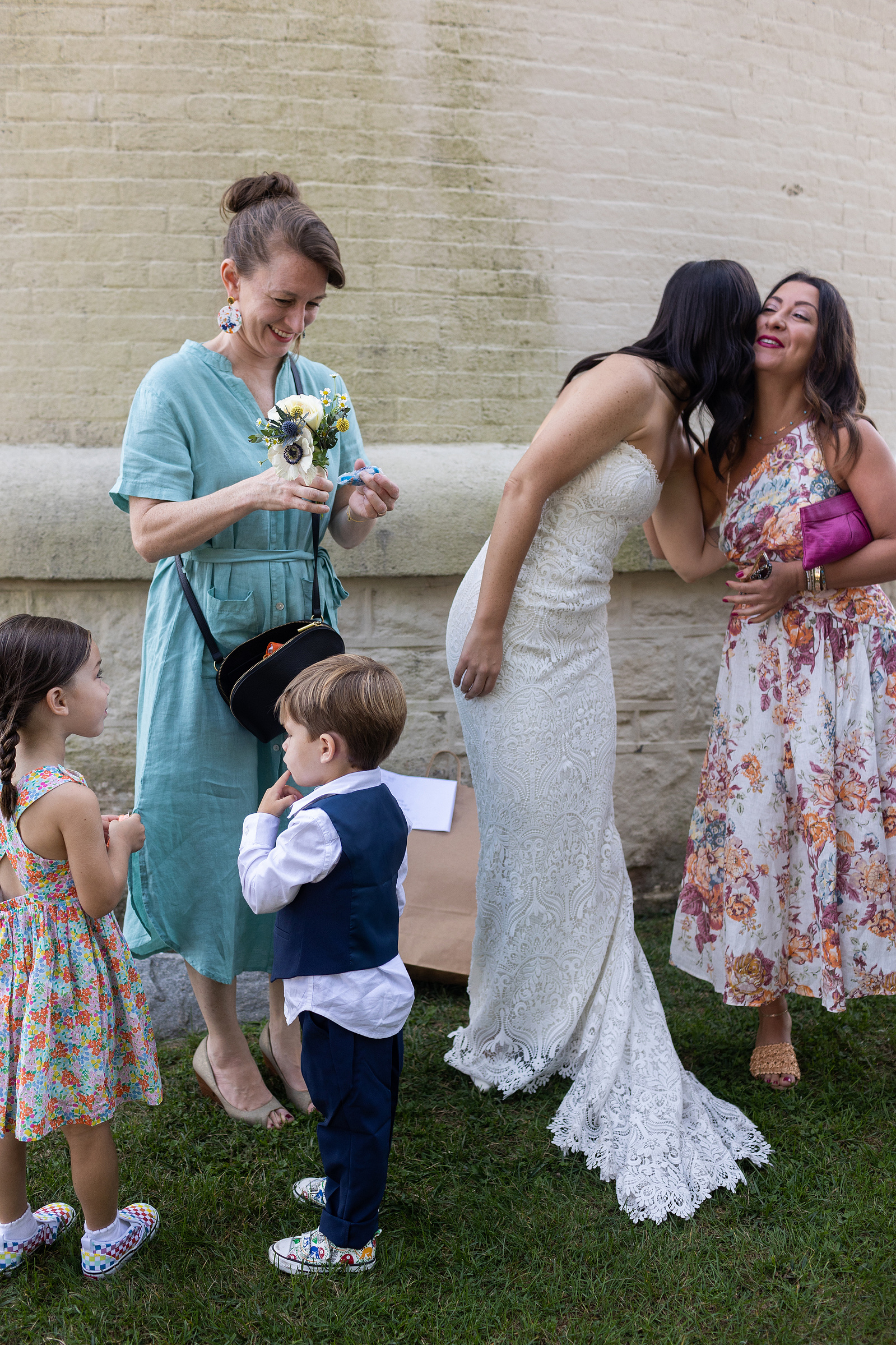 Wedding photojournalism Cape May NJ  family portrait