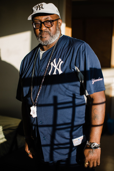 Portrait at the NYCHA Mitchell Senior Center in the Bronx. NYCHA has an operating budget of of $34 billion. This work is part of a project advocating for the release of state wide funds meant for repairs at NYCHA.