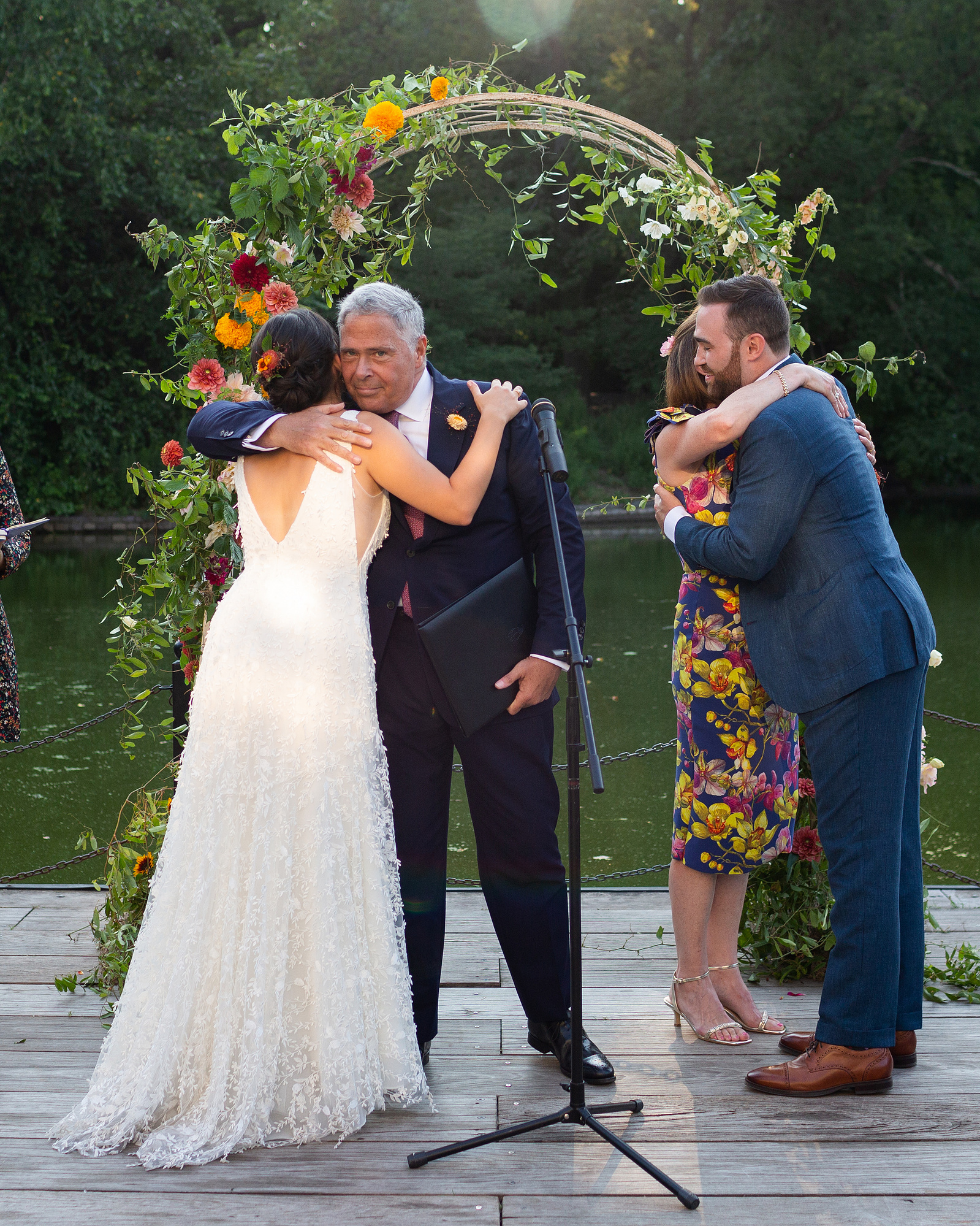 Corey Torpie Prospect Park Boathouse Summer Wedding Wedding Photojournalism