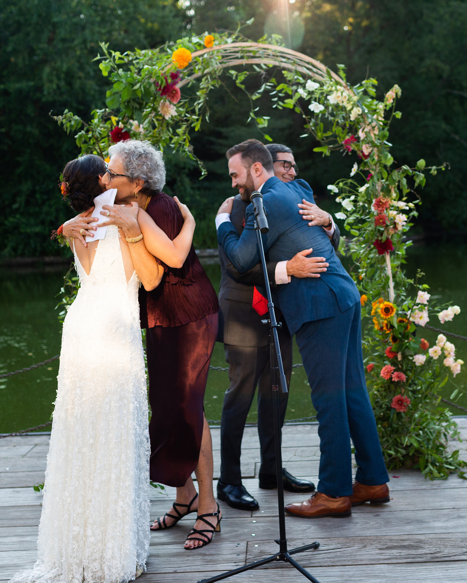 Corey Torpie Prospect Park Boathouse Summer Wedding Wedding Photojournalism