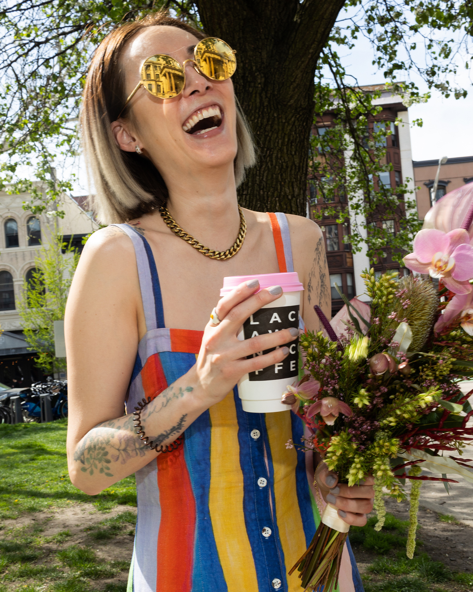 Wedding photojournalism Jersey City Civil Ceremony Jing Fong Reception