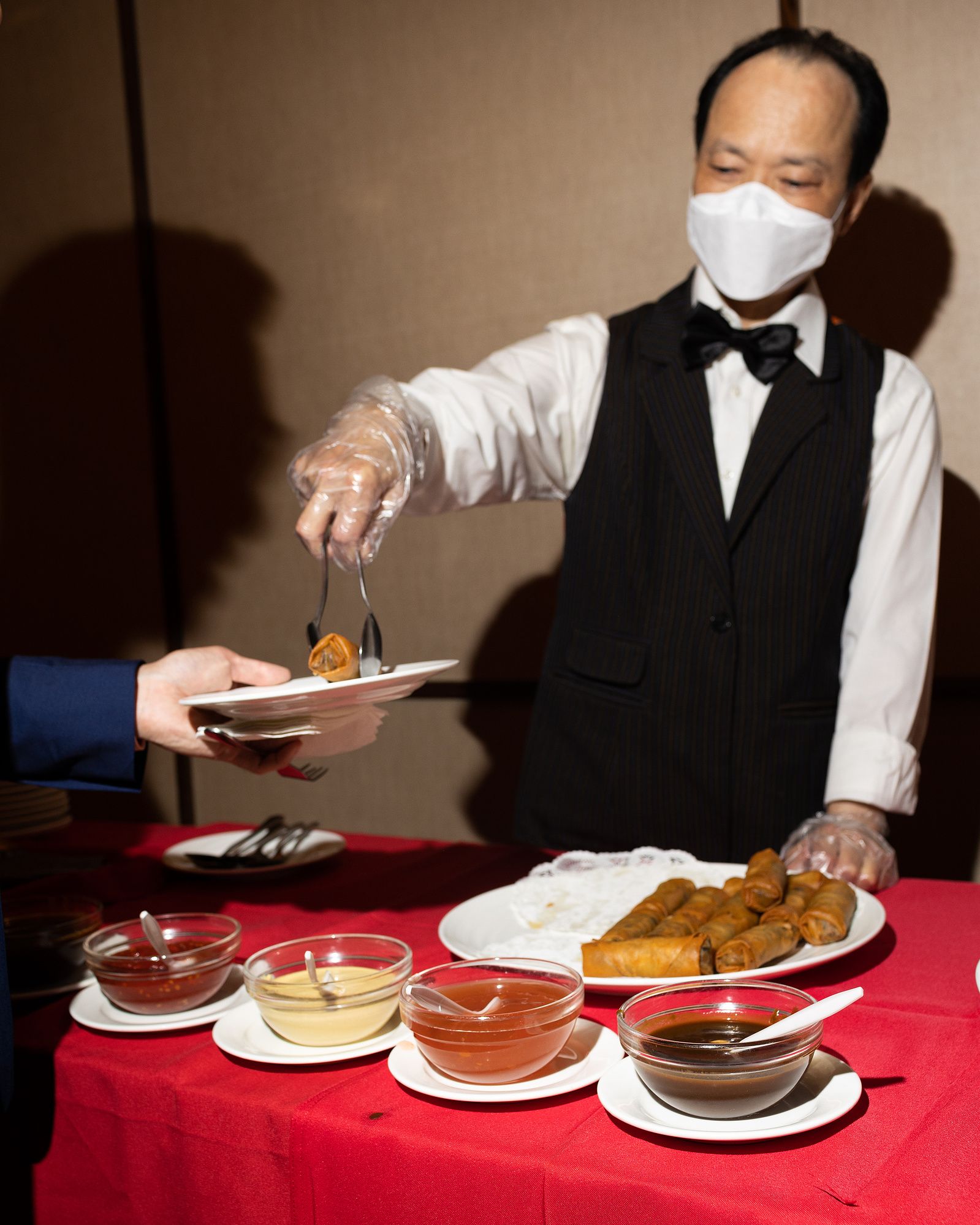 Wedding photojournalism Jersey City Civil Ceremony Jing Fong Reception