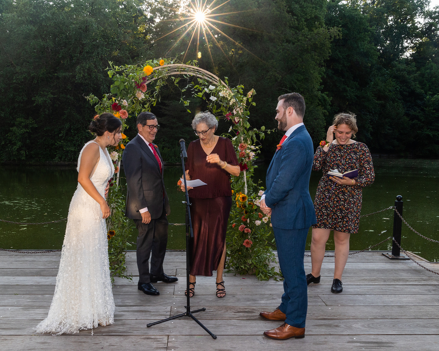 Corey Torpie Prospect Park Boathouse Summer Wedding Wedding Photojournalism