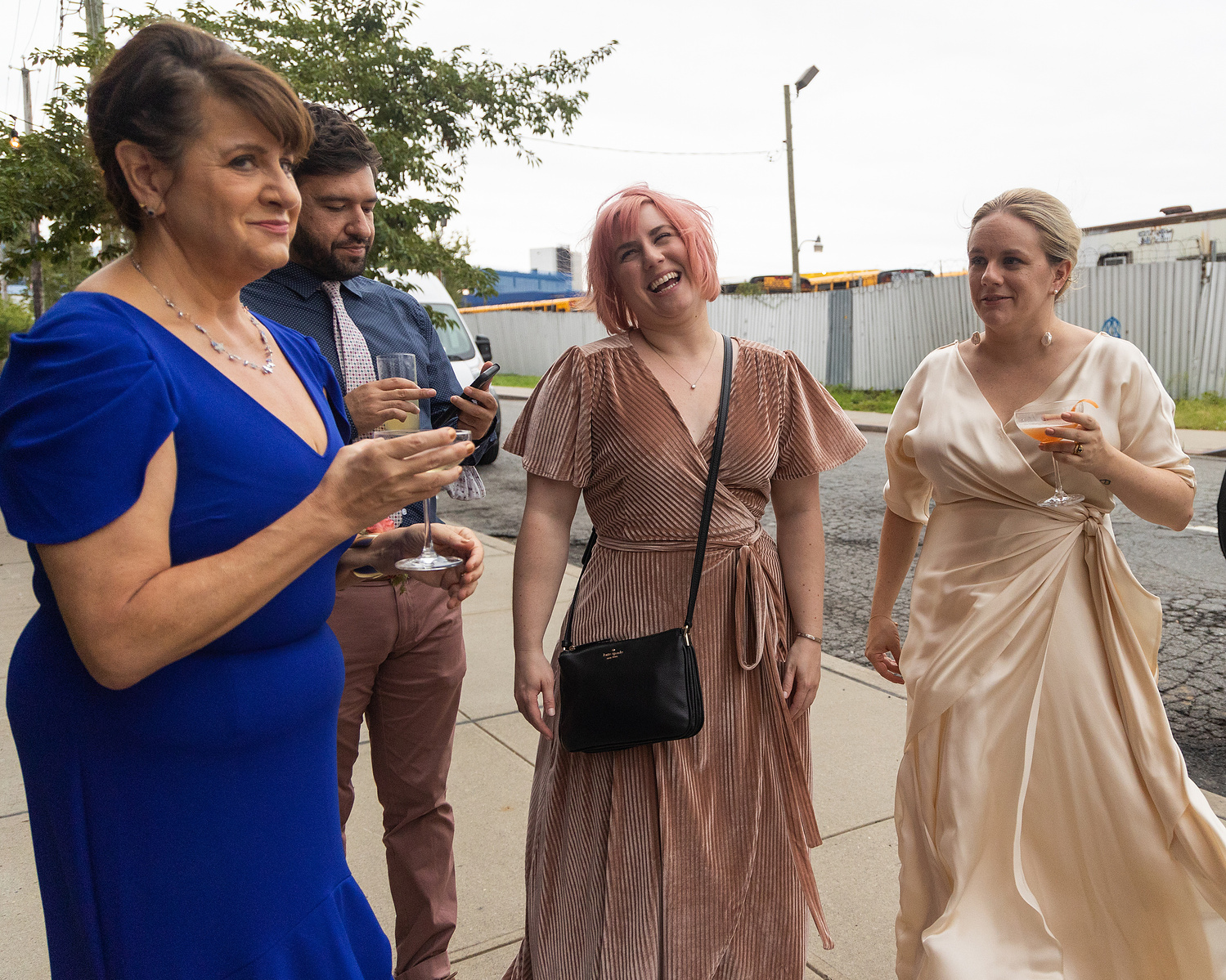 Wedding Photojournalism. Late Summer Wedding at The Castle in Redhook Brooklyn