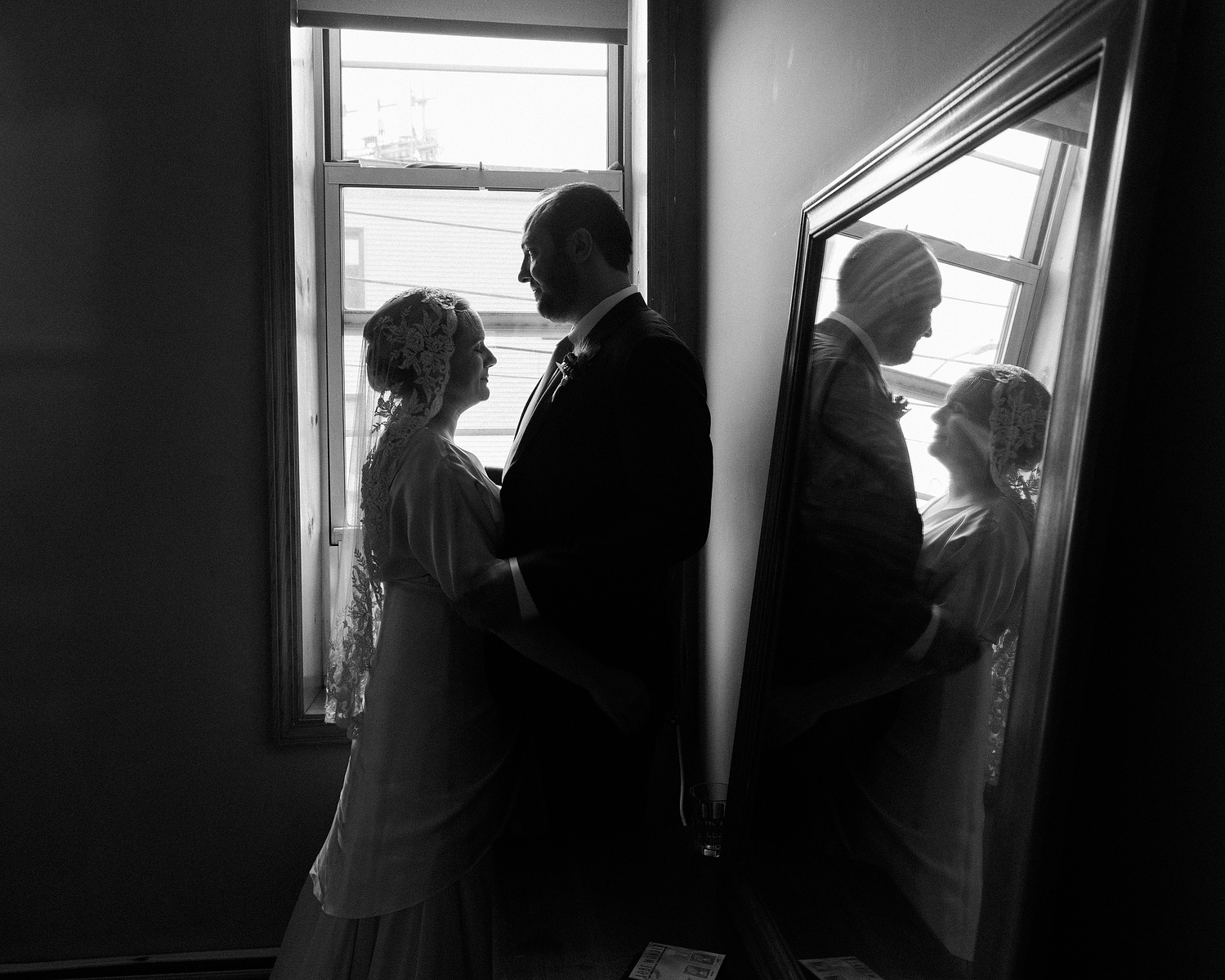 Wedding Photojournalism. Late Summer Wedding at The Castle in Redhook Brooklyn