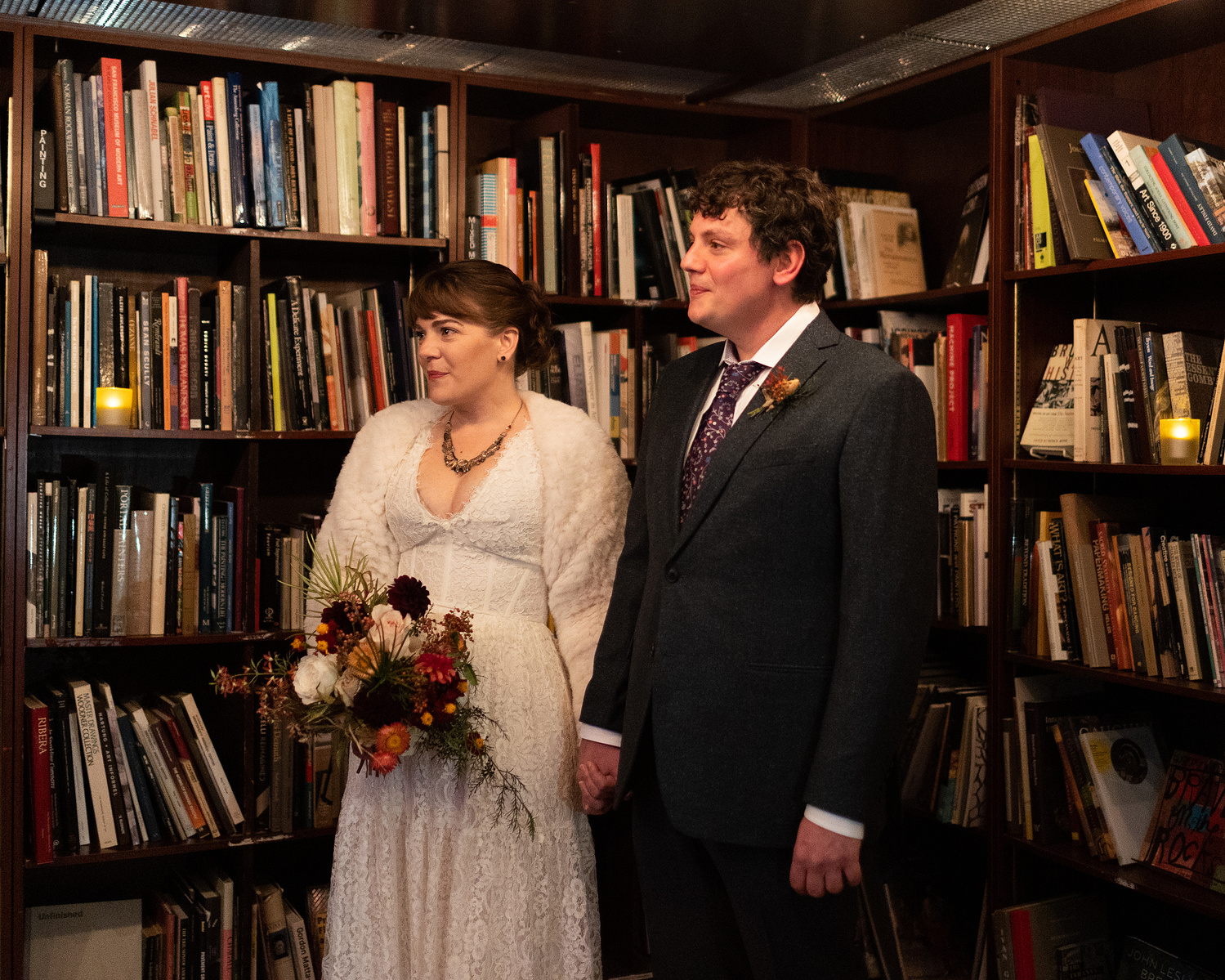 Housing Works Winter Wedding Wedding Photojournalism Corey Torpie