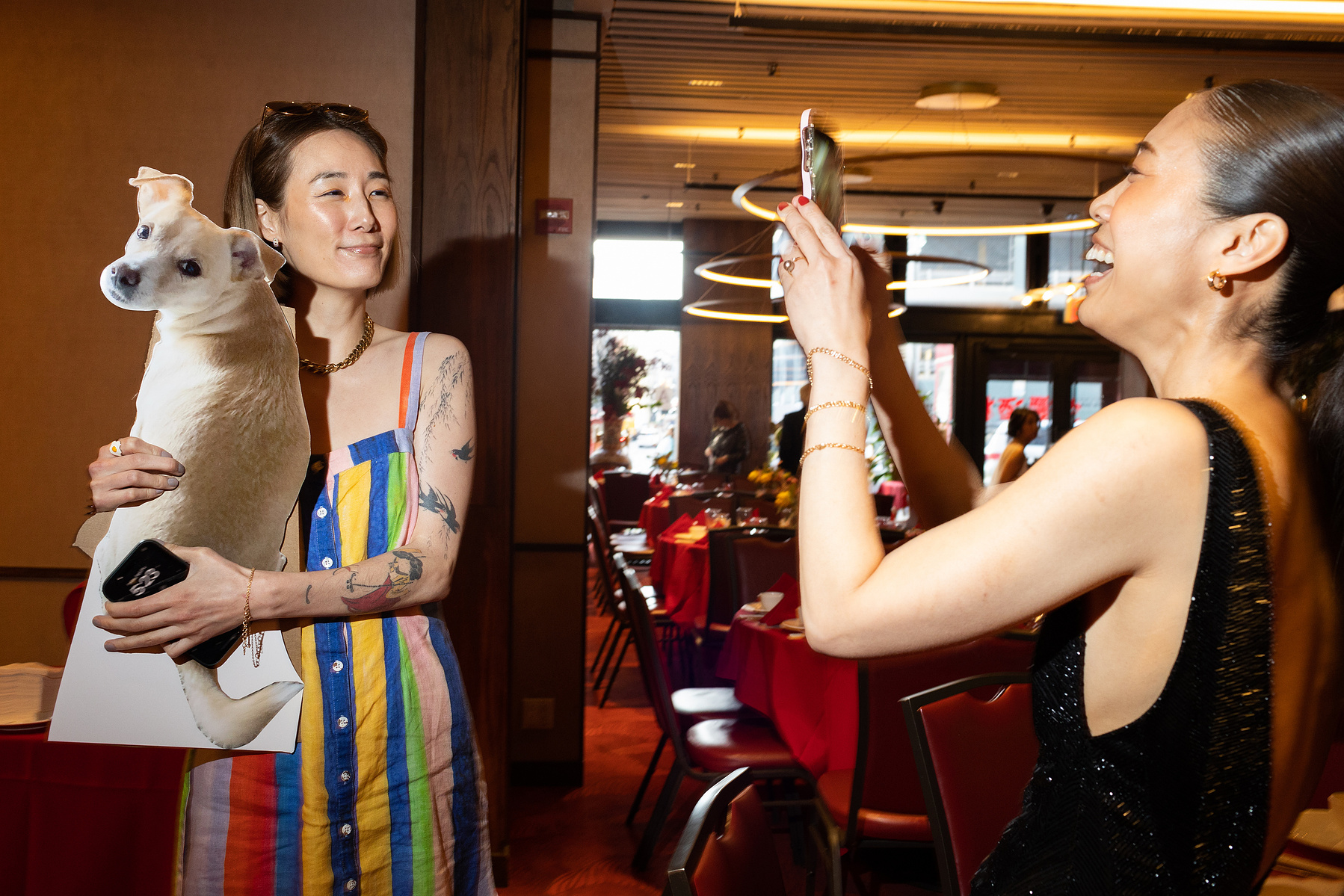 Wedding photojournalism Jersey City Civil Ceremony Jing Fong Reception