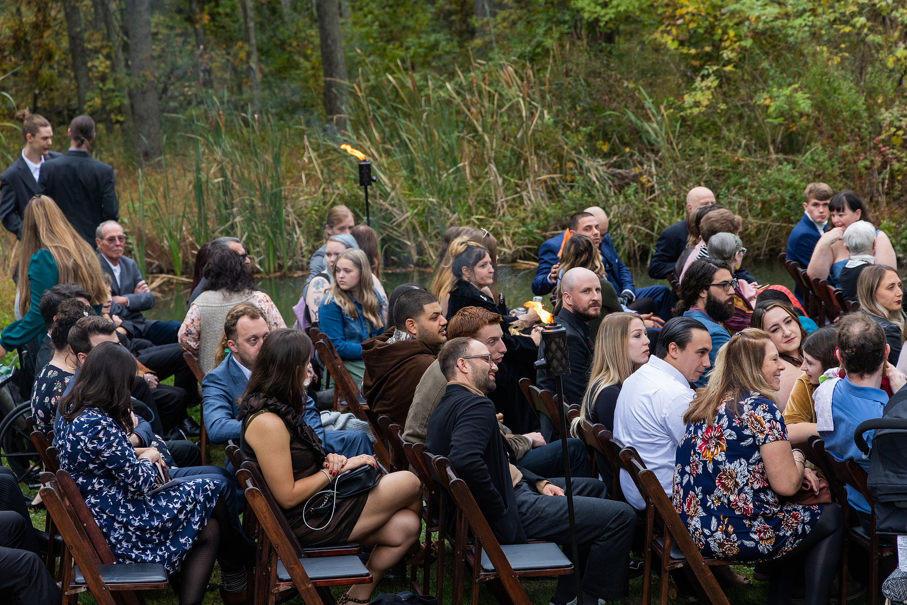 Backyard wedding in New Paltz, NY. Wedding photojournalism. Corey Torpie Photography. 