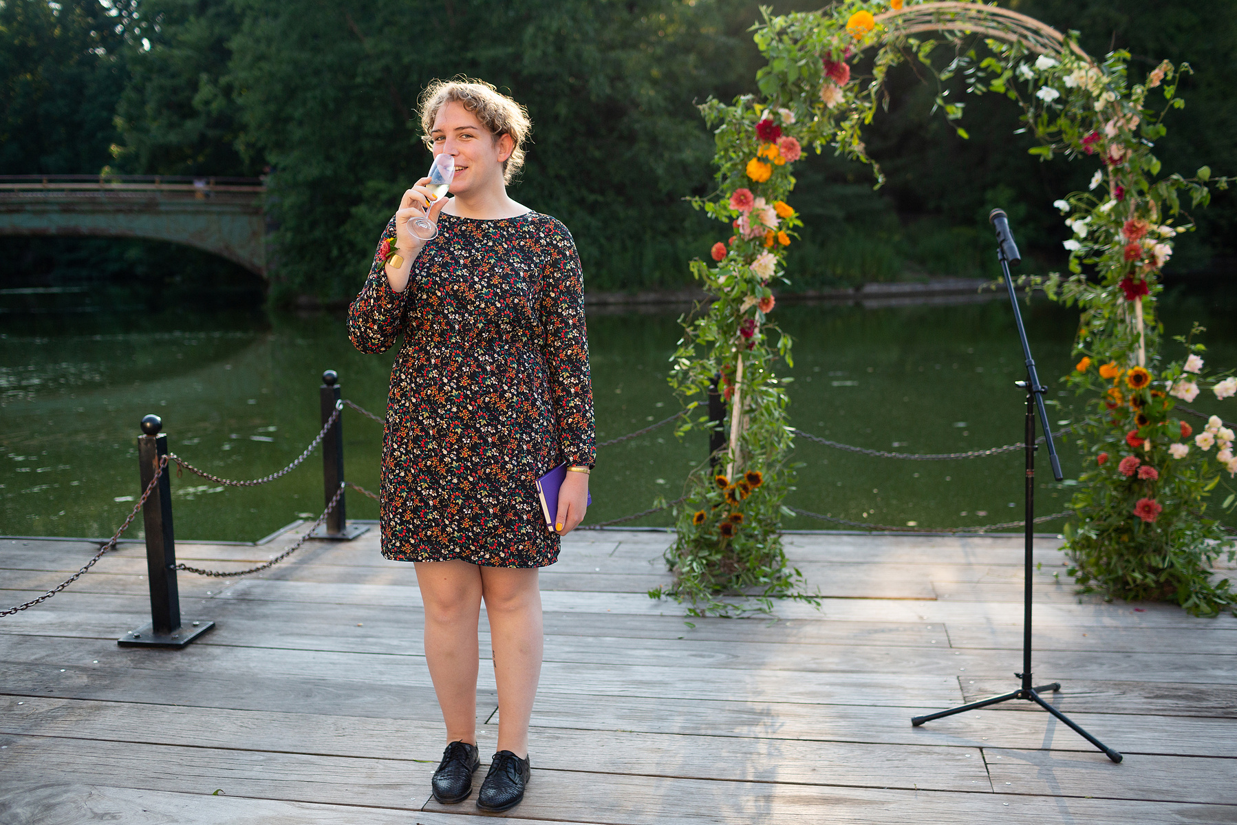 Corey Torpie Prospect Park Boathouse Summer Wedding Wedding Photojournalism