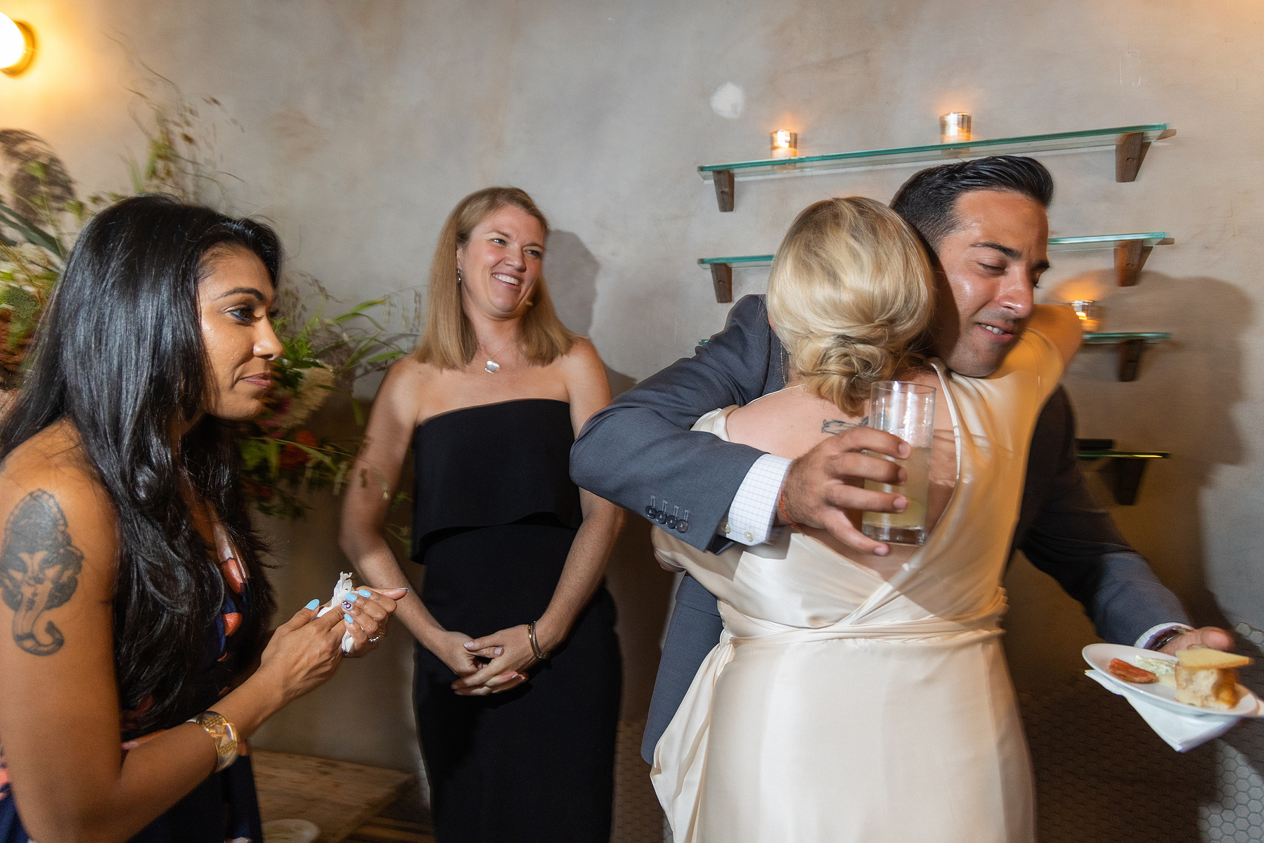 Wedding Photojournalism. Late Summer Wedding at The Castle in Redhook Brooklyn