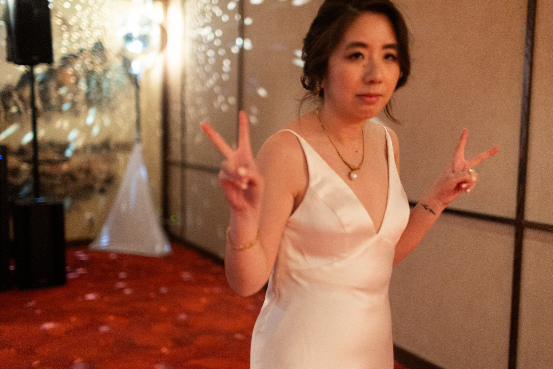 Wedding photojournalism Jersey City Civil Ceremony Jing Fong Reception