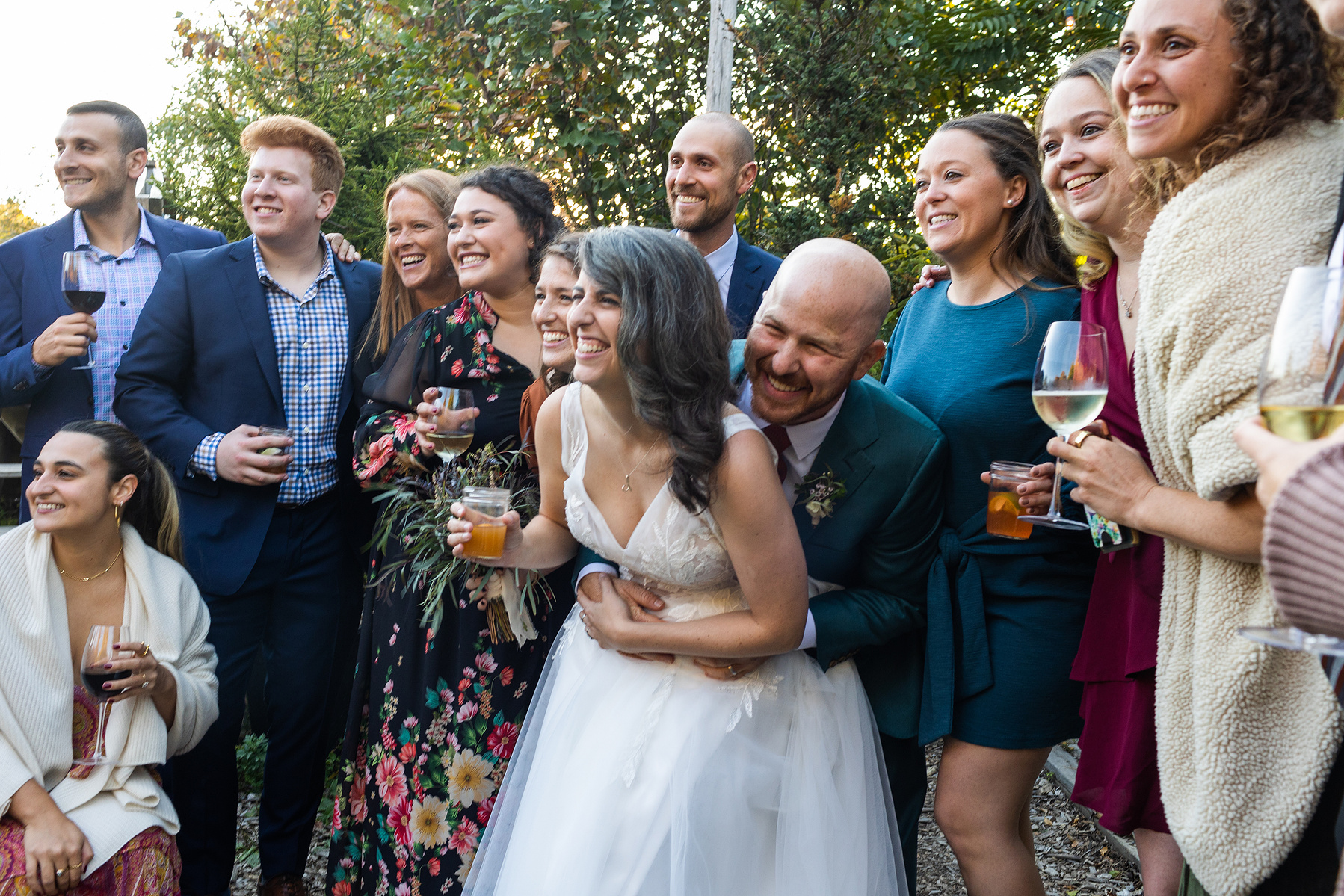 Blooming Hill Farm. Wedding photojournalism.