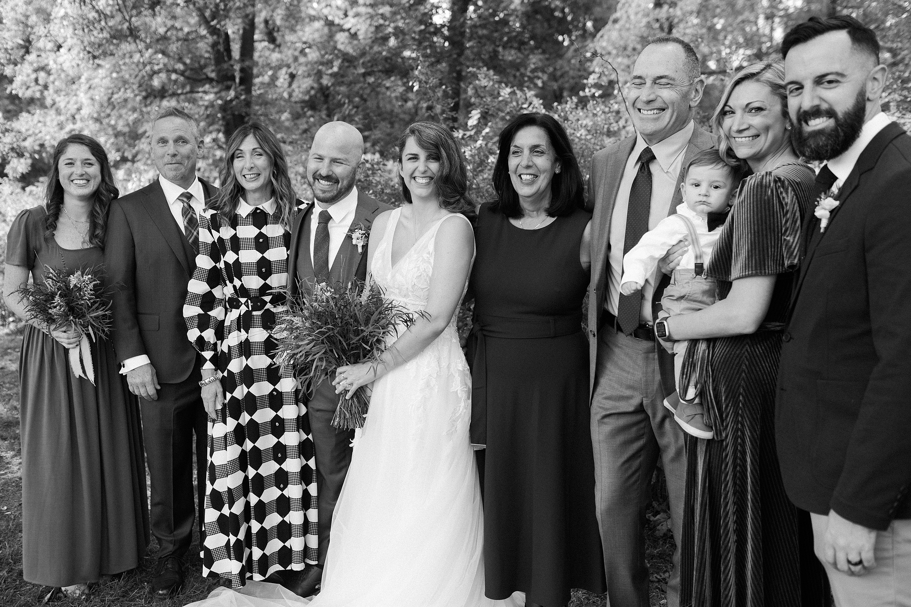 Family Formal. Blooming Hill Farm. Wedding photojournalism