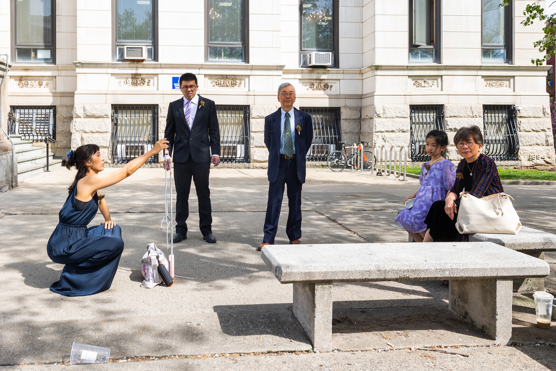 Wedding photojournalism Jersey City Civil Ceremony Jing Fong Reception