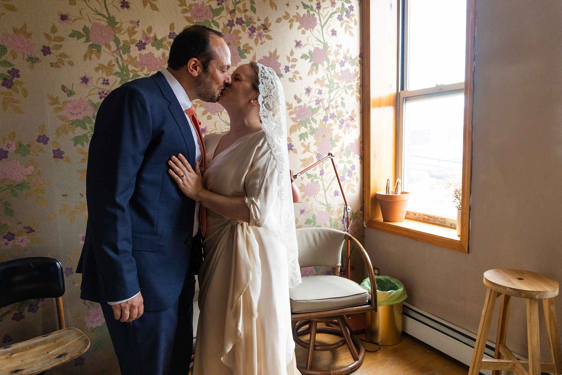 Wedding Photojournalism. Late Summer Wedding at The Castle in Redhook Brooklyn