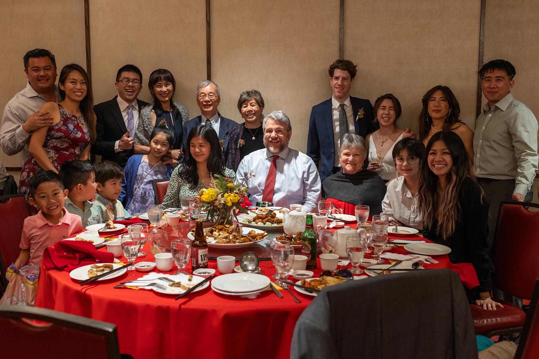 Wedding photojournalism Jersey City Civil Ceremony Jing Fong Reception